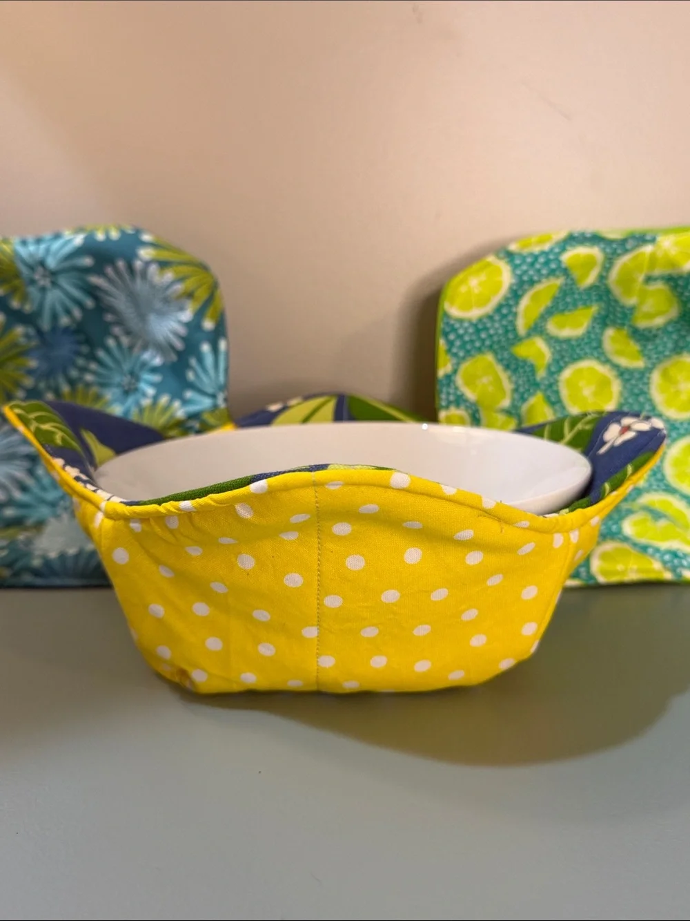 Hand Crafted Assorted 100% Cotton 11”x11” Bowl Coozie
